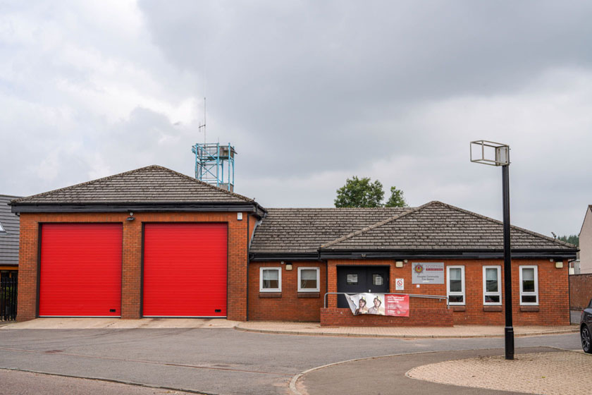 Scottish Fire and Rescue have a local base