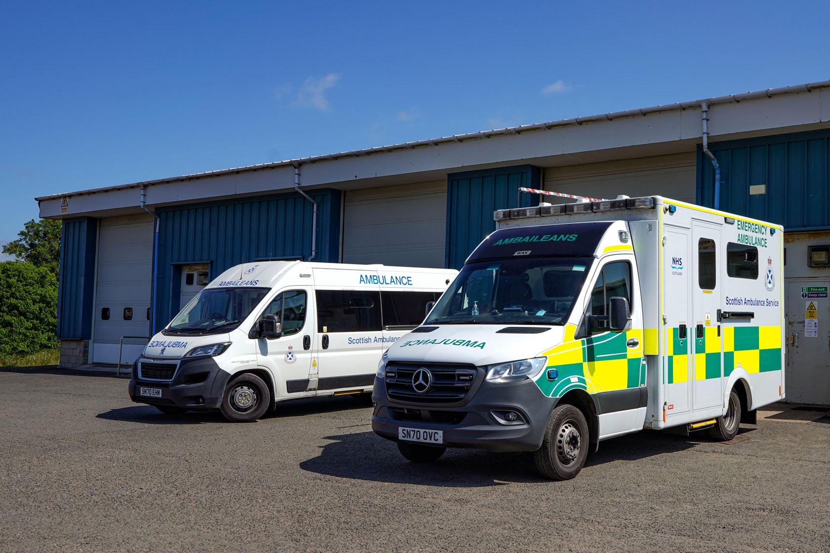 St. Andrew's Ambulance Association operates from a local base