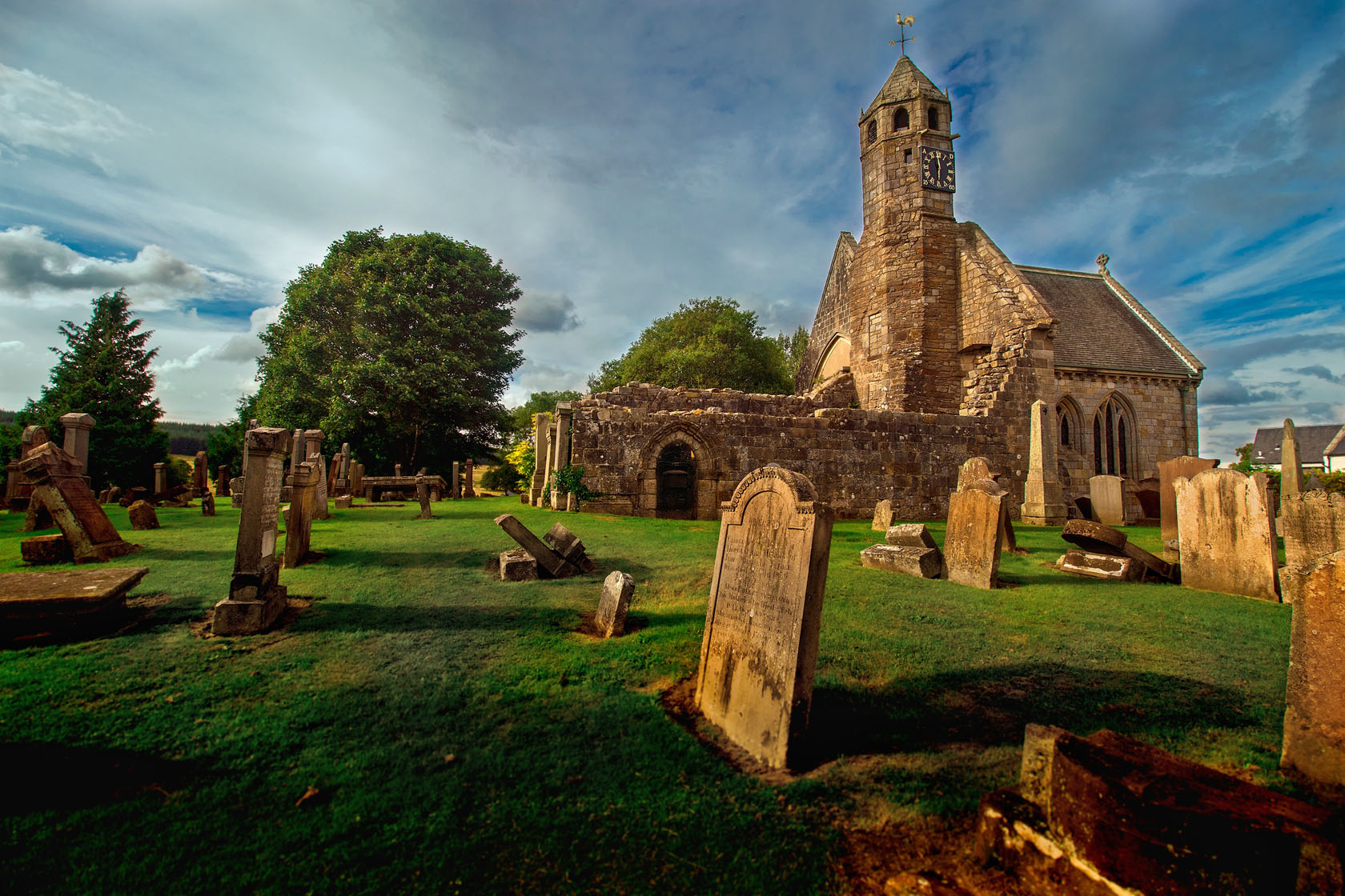 church & graveyard